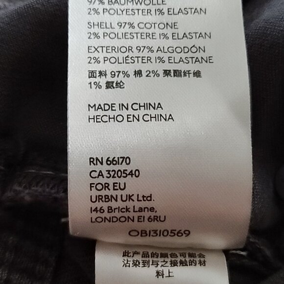 Anthropologie Pilcro The Borrowed Boyfriend Jeans Sz 32 Gray Distressed NWOT - Picture 13 of 14